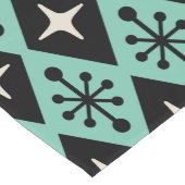 Retro Mitte Jahrhundert Modernes Muster der Diamon Kurzer Tischläufer (Ecke)