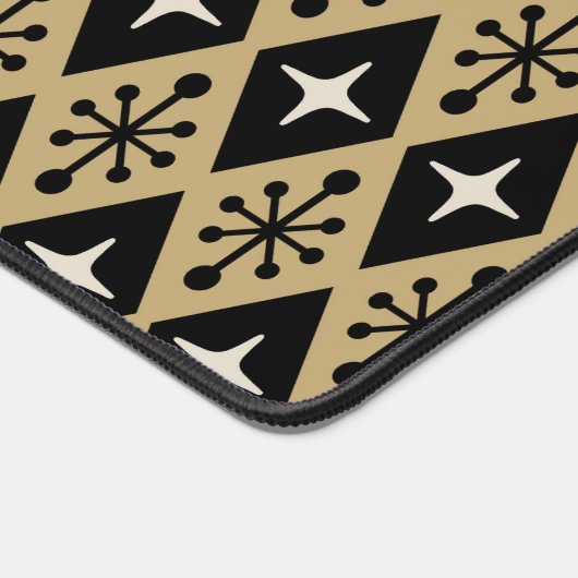 Retro Mitte Jahrhundert Modernes Muster der Diamon Schreibtischunterlage (Ecke)