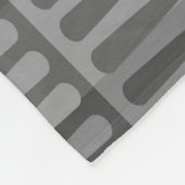 Retro Mitte Jahrhundert Modernes Muster Geometrie  Fleecedecke (Ecke)