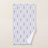 Retro Mitte Jahrhundert Modernes Ogee Muster Badhandtuch Set (Handtuch)