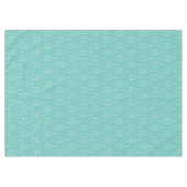 Retro Mitte Jahrhundert Modernes Ornament Muster Tischdecke (Vorderseite (Horizontal))