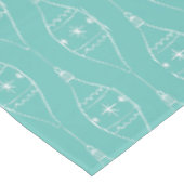 Retro Mitte Jahrhundert Modernes Ornament Muster Tischdecke (Schrägansicht)