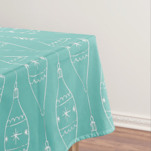 Retro Mitte Jahrhundert Modernes Ornament Muster Tischdecke