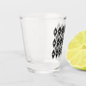 Retro Mitte Jahrhundert Modernes Sternexplosion Mu Schnapsglas (Links)