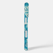 Retro Mitte Jahrhundert Modernes Tiki Muster Case-Mate iPhone Hülle (Rückseite / Rechts)