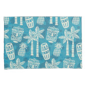 Retro Mitte Jahrhundert Modernes Tiki Muster Kissenbezug (Vorderseite-Rechts)