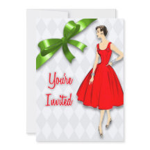 Retro Mitte Jahrhundert Modernes Weihnachtsfest Pa