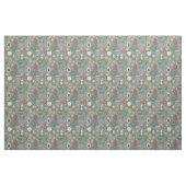 Retro Mitte Jahrhundert Ornament Stoff, grün Stoff (Fat Quarter (45,7 x 55,9 cm))