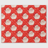 Retro Mitte Jahrhundert Weihnachten Geschenkpapier (Flach)