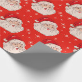 Retro Mitte Jahrhundert Weihnachten Geschenkpapier (Ecke)