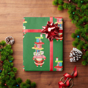 Retro Mitte Jahrhundert Weihnachten Weihnachten mi Geschenkpapier