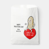 Retro Mitte Jahrhunderts Stil Nüsse über Sie Valen Geschenktütchen (Vorderseite)