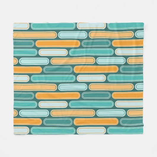 Retro Mittelalterliches Tessin Pinakothek Züst Wei Fleecedecke (Vorderseite (Horizontal))