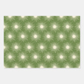 Retro Mitteljahrhundert Moderne Weihnachtssunburge Geschenkpapier Set (Vorderseite 2)