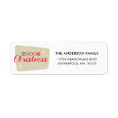 Retro Mitteljahrhundert Moderne Weihnachtszeit-Rüc (Vorne)