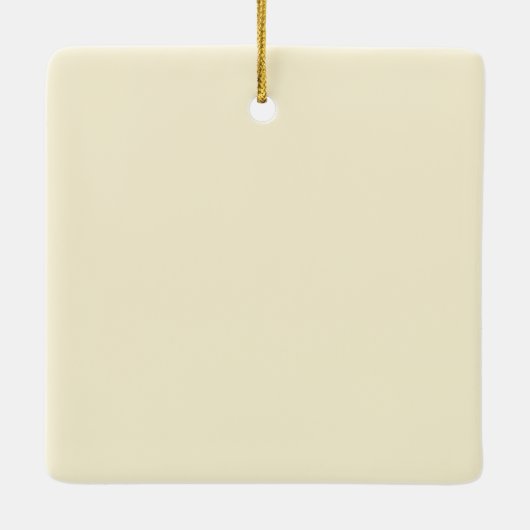 Retro Mitteljahrhundert Moderne Weihnachtszeit-Ste Keramikornament (Rückseite)