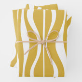 Retro Mitteljahrhundert Modernes Hourglass Abstrak Geschenkpapier Set (Beispiel)