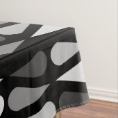 Retro Mitteljahrs Teardrops Black Tischdecke (Beispiel)