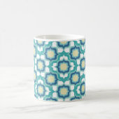 Retro Mittelmeer Blau Weiß Kaffeetasse (Mittel)