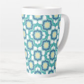 Retro Mittelmeer Blau Weiß Milchtasse (Rechte Ecke)