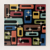 Retro-Mittelmoderne-Abstrakt Puzzle (Horizontal)