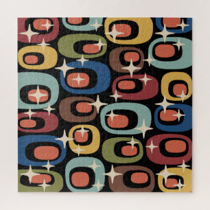 Retro-Mittelmoderne-Abstrakt Puzzle