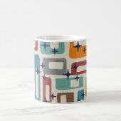 Retro-Mittelmoderne abstrakte Muster Kaffeetasse (Mittel)