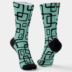 Retro-Mittelmoderne abstrakte Muster Socken