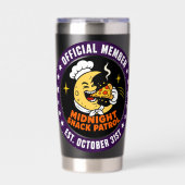 Retro-Mitternachtssnack-Patrouille Halloween  Thermobecher (Vorderseite)