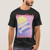 Retro Mix Tape 80er Vaporwave Ästhetik Japanisch O T-Shirt (Vorderseite)