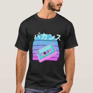Retro Mix Tape Japanischer Otaku Ästhetik Vapor de T-Shirt