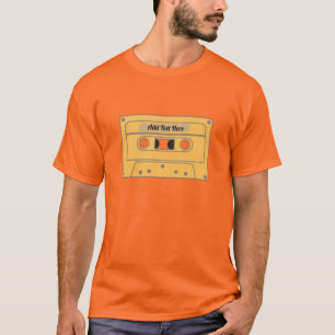 Retro Mix Tape. Personalisierter T - Shirt