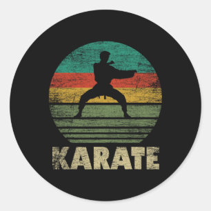 Retro Mixed Martial Arts - Vintager Mixed Martial Runder Aufkleber