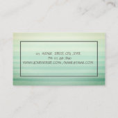 Retro Mixer Blume Stripe Ombre Bäckerei Visitenkarte (Rückseite)