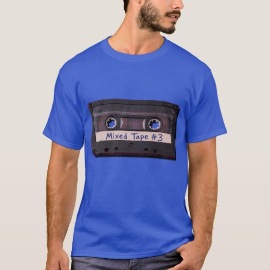 Retro-Mixtape-Kassetten-Design T-Shirt (Vorderseite)