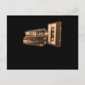 Retro Mixtape Old School Music Postkarte (Vorderseite)