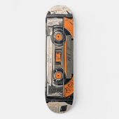 Retro Mixtape Skateboard Kunst für einen stilvolle (Vorderseite)