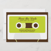 Retro Mixtape Wedding Save the Date (Vorderseite)