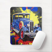 Retro, mobil, Auto, Vintag, Mousepad (Mit Mouse)