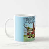 Retro Mobile Alabama Postcard Tasse (Links)