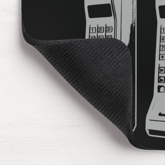Retro Mobile Phone Graphic Mousepad (Ecke)