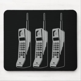 Retro Mobile Phone Graphic Mousepad