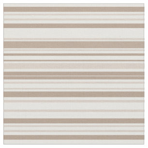 Retro-Mocha-Braun und Taupe-fette vertikale Streif Stoff
