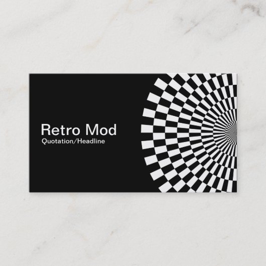 Retro Mod 01 Visitenkarte (Vorderseite)