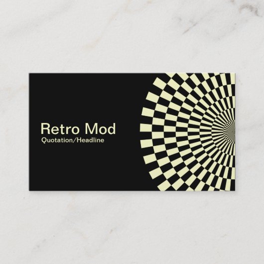 Retro Mod 07 Visitenkarte (Vorderseite)