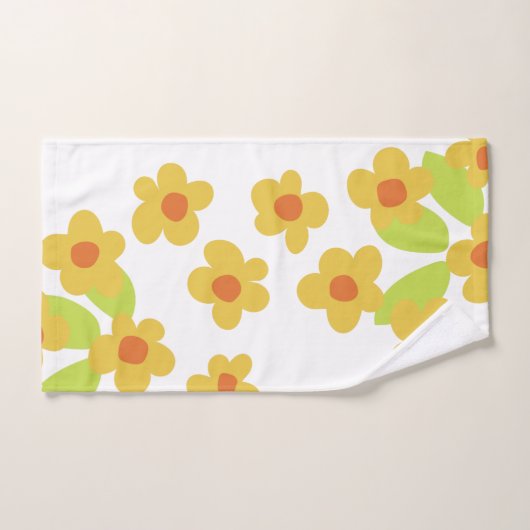 Retro Mod 60er 70er Badtuch Set (Handtuch)