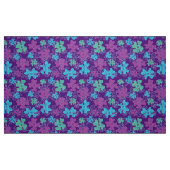 Retro Mod 60er 70er Blume Stoffmuster Stoff (Fat Quarter (45,7 x 55,9 cm))