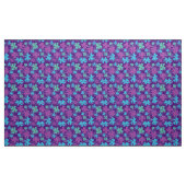 Retro Mod 60er 70er Blume Stoffmuster Stoff (Yard (91,4 cm))