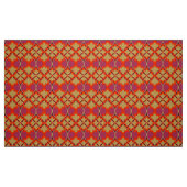 Retro Mod 60er 70er Blume Stoffmuster Stoff (Fat Quarter (45,7 x 55,9 cm))