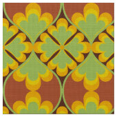 Retro Mod 60er 70er Blume Stoffmuster Stoff (Nahaufnahme)